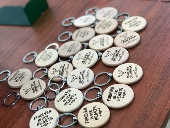 wooden keyrings